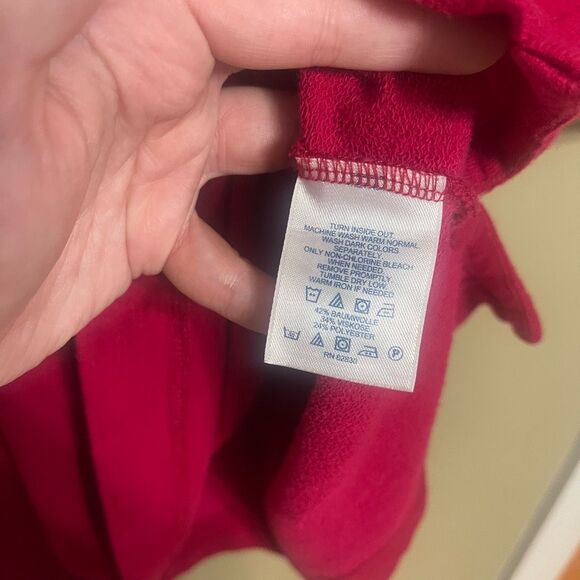 Lands End Women’s Boat Neck 3/4 Sleeve Cotton Blend Tunic Shirt Petite Large - Picture 6 of 7